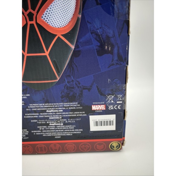Disney Marvel Miles Morales Light-Up Spiderman Across the Spider Verse Mask - Picture 7 of 12